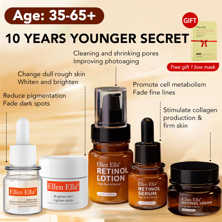 Pyramid Skin Care - Suitable For 20-65+ - Morning Prevent & Night Correct - Whitening And Anti-Aging Dual Effect